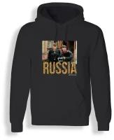 Худи СувенирShop "Russia with love/Жмурки/Балабанов" Черное L