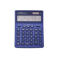 Citizen Калькулятор настольный CITIZEN SDC-444NVE (204х155 мм), 12 разрядов, двойное питание, темно-синий