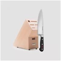 Профессиональный поварской кухонный нож 20 см, подставка из бука в Подарок, серия Classic 9835-99 WUESTHOF