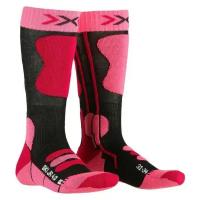 Носки X-Socks Ski JR 4.0 anthracite melange/fluo pink G307 (31-34)