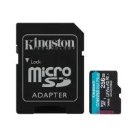 Kingston 256GB microSDXC Canvas Go Plus 170R A2 U3 V30 Card + ADP EAN: 740617301250