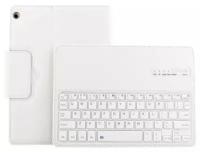 Клавиатура MyPads для Huawei MediaPad M5 Lite 10 (BAH2-L09/ W09/ AL10) съемная беспроводная Bluetooth в комплекте c кожаным чехлом