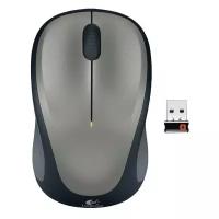 Мышь беспроводная Logitech M235 серый чёрный USB 910-003146/910-002201