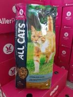 Корм сухой для стерилизованных кошек ALL CATS с курицей 2,4кг