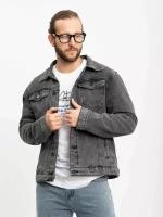 Джинсовая куртка RM shopping, размер 4XL, серый