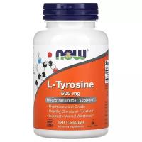 Аминокислота NOW L-Tyrosine 500 mg (120 капсул)