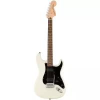 FENDER SQUIER Affinity Stratocaster HH LRL OLW электрогитара, цвет белый