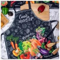 Фартук "Этель: Cook Master" 70х60 см, 100% хлопок, саржа 190 гр/м²