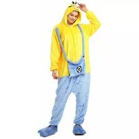 Костюм-пижама Кигуруми (Kigurumi) для взрослых Миньон (размер XL, рост 175-180)