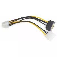 Cablexpert Разветвитель питания Molex+SATA->PCI-Express 8pin, для подключения в/к PCI-Е (8pin) к б/п ATX (CC-PSU-82)