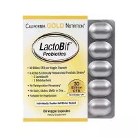 California Gold Nutrition LactoBif капс., 30 млрд КОЕ, 130 г, 60 шт., нейтральный, 1 уп