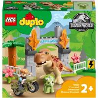 Конструктор LEGO DUPLO Jurassic World 10939 Побег динозавров: тираннозавр и трицератопс, 36 дет