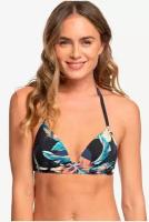 Лиф ROXY Printed Beach Classics True Anthracite Tropicoco, Цвет синий, Размер M