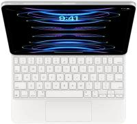Чехол-клавиатура Apple Magic Keyboard для iPad Pro 12.9 (2020-2022) White (MJQL3) кириллица (лазерная гравировка) + QWERTY