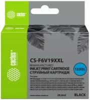 Картридж Cactus CS-F6V19XXL №123XL 123 XXL черный, для HP DeskJet 1110/1111/1112/2130, ресурс до 1000 страниц (CS-F6V19XXL)