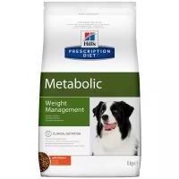 Сухой диетический корм Hill's Prescription Diet Metabolic для собак, способствует снижению и контролю веса, с курицей, 4 кг