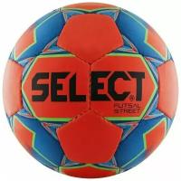 Мяч футзальный SELECT Futsal Street арт.850218-552, р.4, 32п, мат.ПУ, руч.сш, оранжево-сине-черный