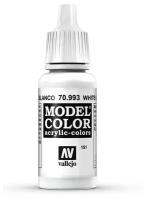 Краска Vallejo серии Model Color - White Grey 17мл