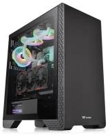 Корпус Thermaltake S300 TG черный без БП ATX 6x120mm 6x140mm 3x200mm 2xUSB2.0 1xUSB3.0 audio bott PSU