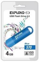 USB-флеш накопитель (EXPLOYD 4GB-570-синий)