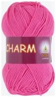 Пряжа Vita cotton Charm желтый (4180), 100%мерсеризованный хлопок, 106м, 50г, 1шт