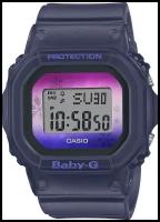 Наручные часы CASIO Baby-G BGD-560WL-2, черный, синий