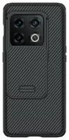Противоударный чехол с защитой камеры Nillkin CamShield Pro Case для OnePlus 10 Pro, черный