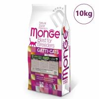 Monge PFB Cat BWild Grain Free Сухой беззерновой корм для крупных кошек, мясо Буйвола 10кг