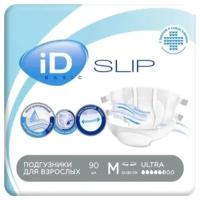 Подгузники памперсы для взрослых iD Slip Basic размер M, 90 шт