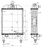 Радиатор Охл. Для Тракторов Мтз-1221 (Lrc 06221) LUZAR арт. LRc06221