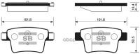 Sp2095_колодки Дисковые Задние! Ford Mondeo 1.8sci/2.2tdci/3.0 V6 24v 03> Sangsin brake арт. SP2095