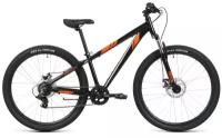 Велосипед FORWARD TORONTO 26 2.2 DISC (26" 7 ск. рост 13") 2020-2021, черный/оранжевый, RBKW1M367005