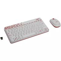 Клавиатура и мышь Wireless Logitech Combo MK240 920-008212 white, USB, OEM