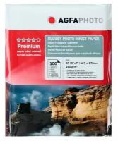 Фотобумага AGFA 13х18, 240 г/м2, 100 листов, глянцевая, в пакете AGFA