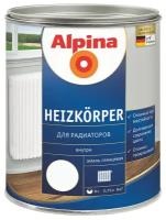 Эмаль ALPINA HEIZKOERPER термостойкая, для радиаторов (0.75л)