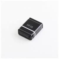 Накопитель USB 2.0 64гб QUMO Nano, черный