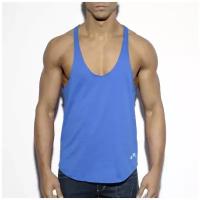 Майка-безрукавка "Fitness Plain Tank Top - Royal Blue" / ES Collection / Синий / Размер XL