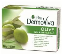 OLIVE Nourishing soap DERMO VIVA Vatika (Питательное мыло с экстрактом Оливы, Дермо Вива, Ватика), 115 г