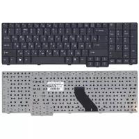 Клавиатура для ноутбука Acer Aspire 9920 русская, черная матовая (короткий шлейф)