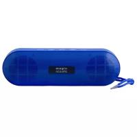 Колонка с Bluetooth 5.0 Magic Acoustic SK1019BE, Evolution, USB, FM-радио, Светодиодная подсветка, размер 209х69,8х63,8 мм, 2х5 Вт, синий