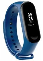 DF / Ремешок классический силиконовый для Xiaomi Mi Band 3/4 DF xiClassicband-02 (blue) / синий