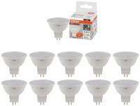 Лампа Светодиодная OSRAM 5W=35W 220V Софит MR16 GU5.3 400Лм угол 110° 3000К Теплый белый свет, уп. 10шт