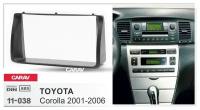 Переходная рамка 2-DIN для а/м TOYOTA Corolla 2001-06 CARAV 11-038