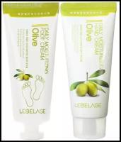 Набор кремов для рук и ног с оливковым маслом Lebelage Daily Moisturizing Olive Hand Cream & Foot Cream, 100 мл *2шт