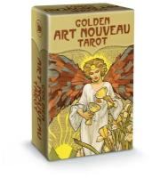 Карты Таро "Golden art Nouveau Tarot mini (New Edition - Gold Printing ink)" Lo Scarabeo / Мини Карты Таро Золотое Арт-Нуво