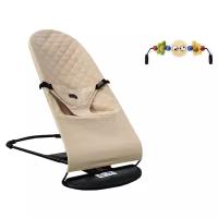 Шезлонг для новорожденных Baby Balance Chair, бежевый