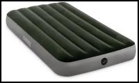 Надувной матрас INTEX PRESTIGE DOWNY AIRBED 99х191х25см зеленый 64107