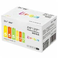 Батарейки алкалиновые Xiaomi ZMI Rainbow Zi5 AA/Zi7 AAA 12+12 шт. LR24 Colors