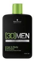 Schwarzkopf Professional [3D] MEN Hair & Body Шампунь для волос и тела 250 мл