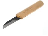 Нож Богородский K1, 65мм для фигурной резьбы по мягкому дереву. Татьянка